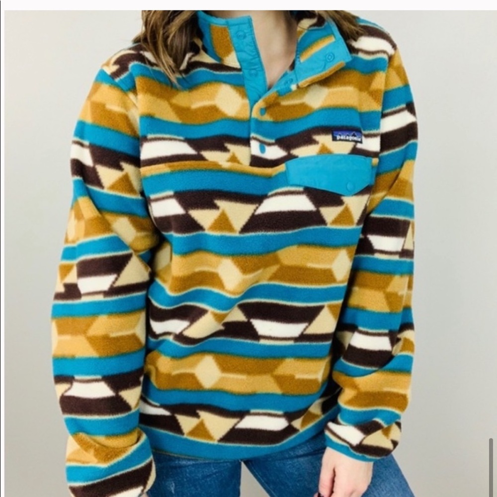 Patagonia Synchilla Snap Sz XS Guatemalan Tango